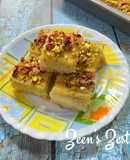 Basbousa with Fresh Cream