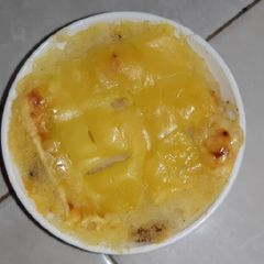 A picture of Baked mince and potatoes.
