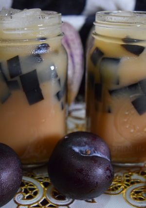 Foto resep Es jelly milk tea