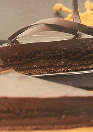 Una foto de Torta húmeda de chocolate