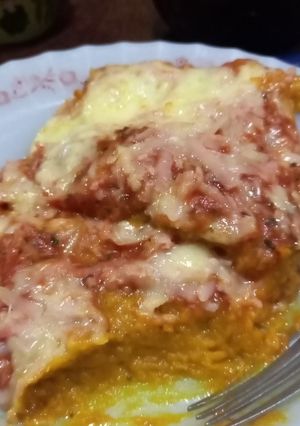 Una foto de Pizza de zapallo