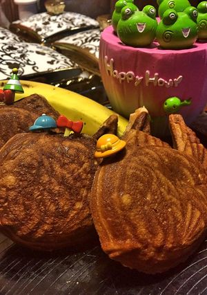 Foto resep Dorayaki banana chocolate 🍌🍫
