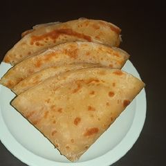 Milk powder chapati A picture of Milk powder chapati.