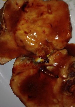 Una foto de COSTILLAS DE CERDO CON MOSTAZA Y MIEL🥰🤗🥰🤗🥰🤗