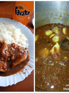 A picture of Sweet potato curry #author marathon.
