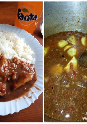 A picture of Sweet potato curry #author marathon.