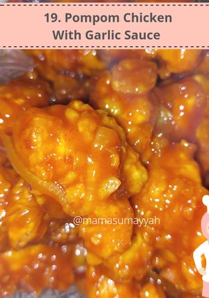 Foto resep 19. Pom Pom chicken with garlic sauce