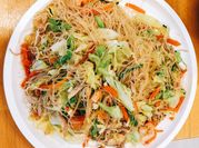 A picture of leaf vegetable salad
