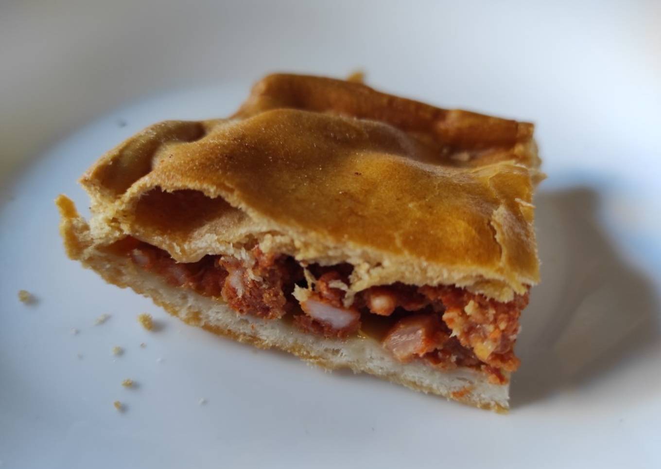 Empanada picadillo de chorizo