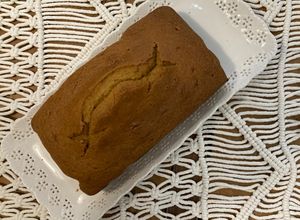 Una foto de Budín de banana sin gluten