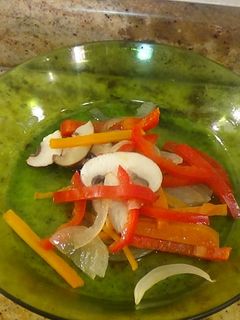 Una foto de Verduras en papillote