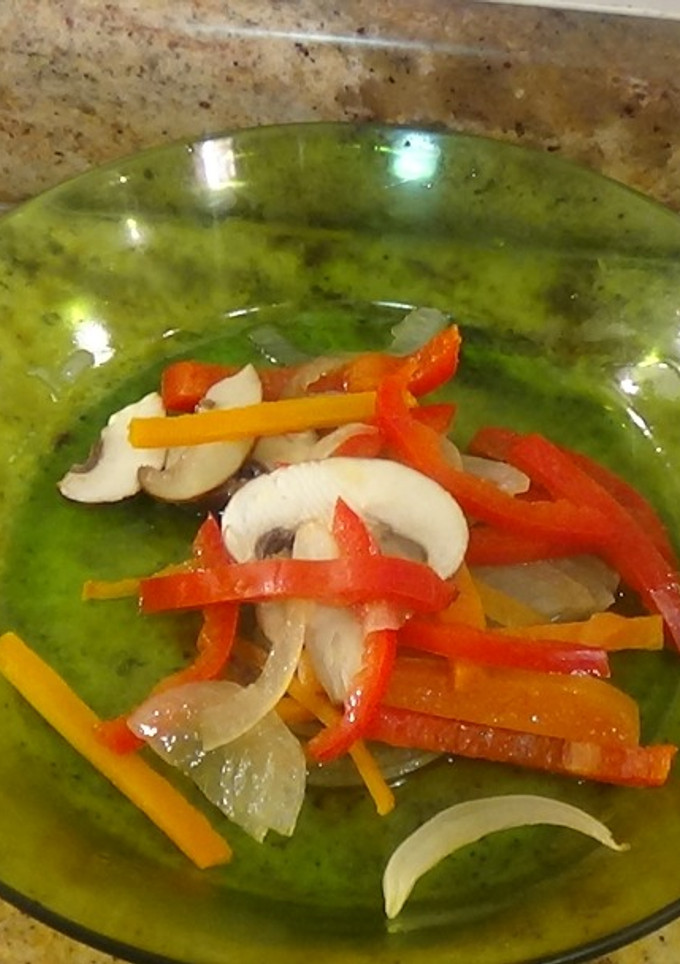 Una foto de Verduras en papillote