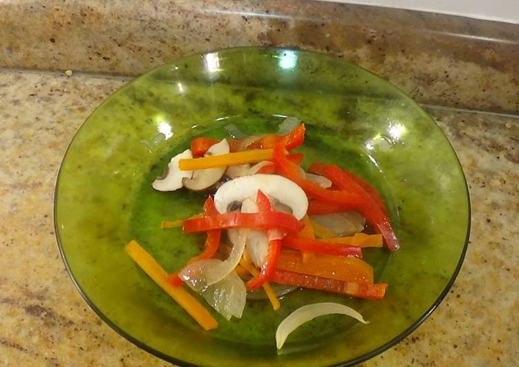 Verduras en papillote