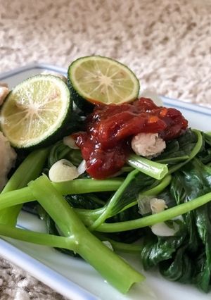 Foto resep Plecing Kangkung sambel instan