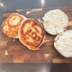 A picture of Scottish Bannock - Amazing Perfect FAST Emergency Bread :P Wowwweeeee - Enjoy :P.