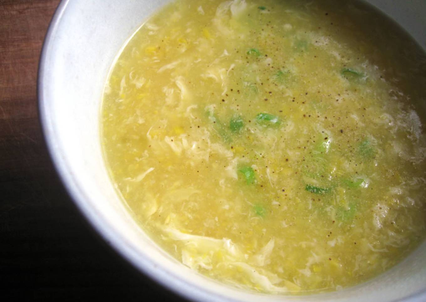 Creamed Corn & Egg Soup