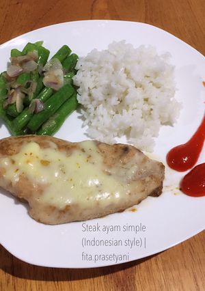 Foto resep Steak ayam simple (Indonesian style)