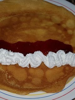 Una foto de Crepes dulces