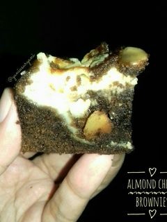 Foto resep 52. Almond Cheese Brownies