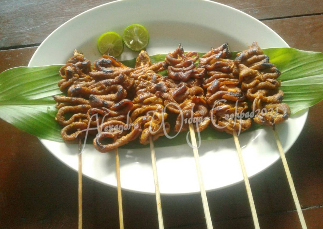 Sate Usus Ayam Pedas Manis
