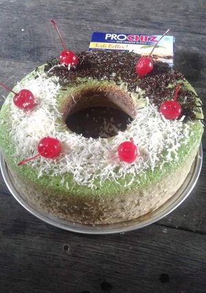 Foto resep Bolu pandan jadul