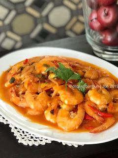 Foto resep Udang Saus Padang