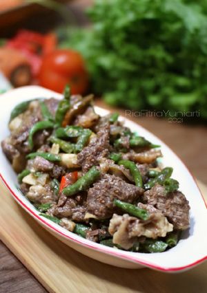 Foto resep Tumis Sapi cabe hijau