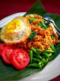 Foto resep Nasi goreng kambing sisa gulai kambing