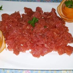 A picture of Grape fruit salad.