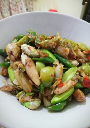 Foto resep Cumi asin pete