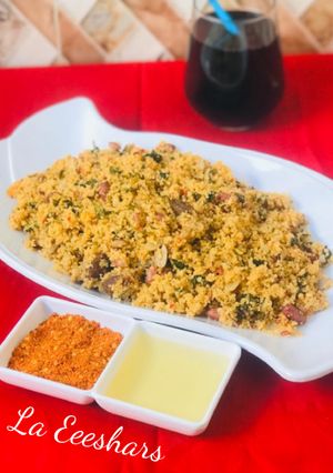 A picture of Dambun couscous.