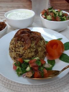 صورة لوصفة مجدرة الأرز