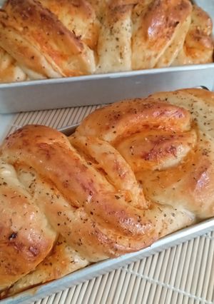 Foto resep 109. Roti Kepang Keju Bolognese (Tanpa Ulen dg Minyak)