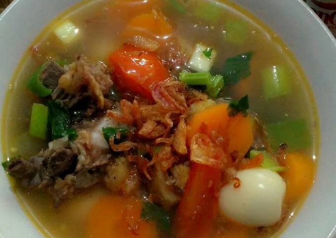 Sup Iga Telur Puyuh😋 foto resep utama