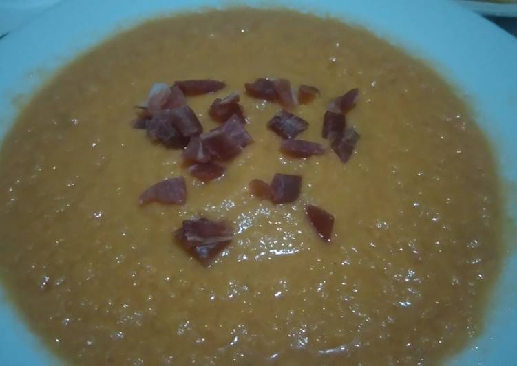 Salmorejo con calabacín