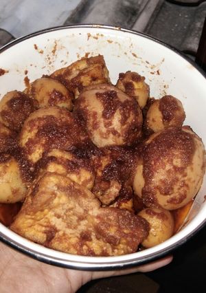 Foto resep Telur Tahu Bumbu Lapis