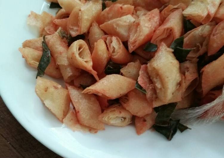 Resep Kulit lumpia krispy/kulpia krispy | Bahan Membuat Kulit lumpia krispy/kulpia krispy Yang Sedap