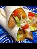 Shawarma de pollo estilo hindú (durum kebab)