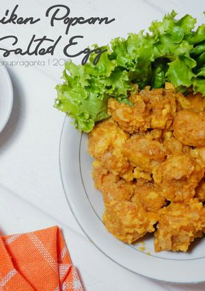 Foto resep Chiken Popcorn Salted Egg