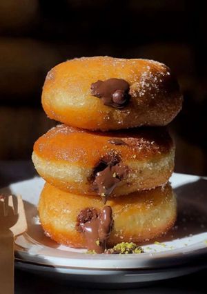 صورة لوصفة دونات في الفرن 🍩🤎