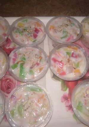 A picture of Jelly ka metha with sawaiyan.