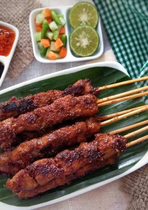 Foto resep Sate Ayam (Sweet Satay) #postingrame2_sate