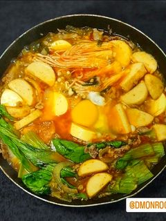 Foto resep Sundubu-jjigae (Sup Tahu Pedas Korea) 🍲❤🇰🇷