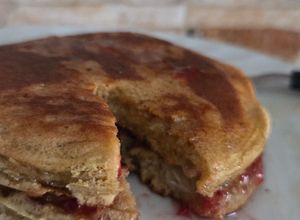 Una foto de Pancake o hotcakes sin gluten