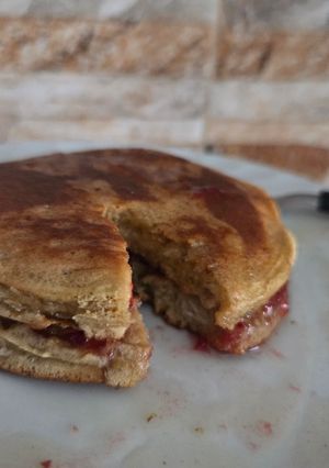 Una foto de Pancake o hotcakes sin gluten