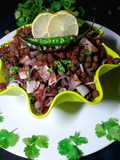 Boiled Black Chickpea Chaat