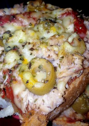 Una foto de Pizza de pagés