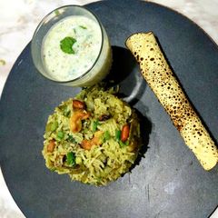 Surti Papadi Khichdi A picture of Surti Papadi Khichdi.