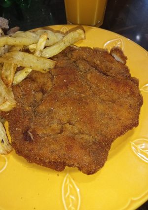 Una foto de Milanesa de pata muslo