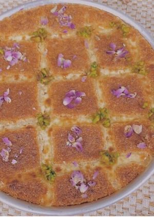 صورة لوصفة بسبوسة الكروهات